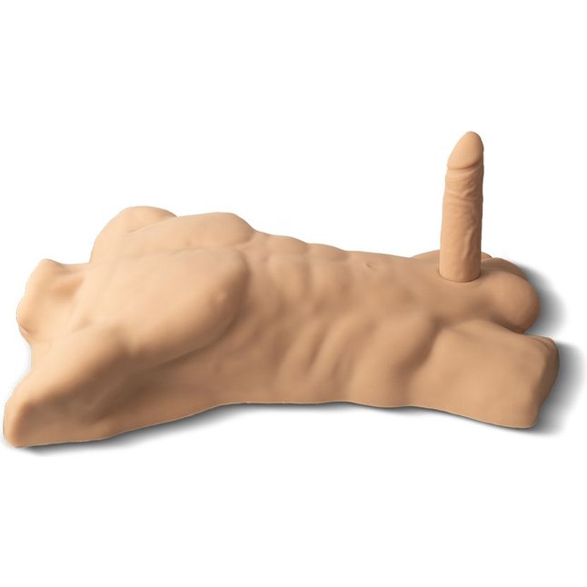 Телесный мужской торс с фаллоимитатором SILEXD Apollo L 7 - SILEXD. Фотография 2.