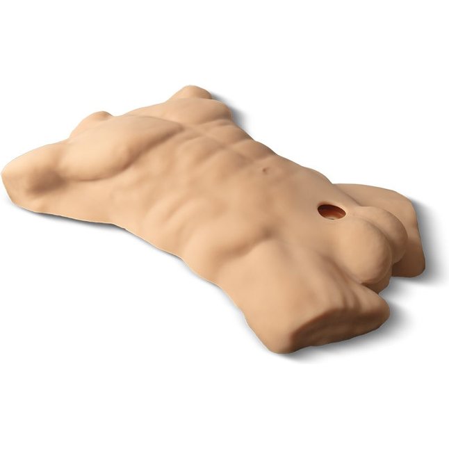 Телесный мужской торс с фаллоимитатором SILEXD Apollo L 7 - SILEXD. Фотография 4.