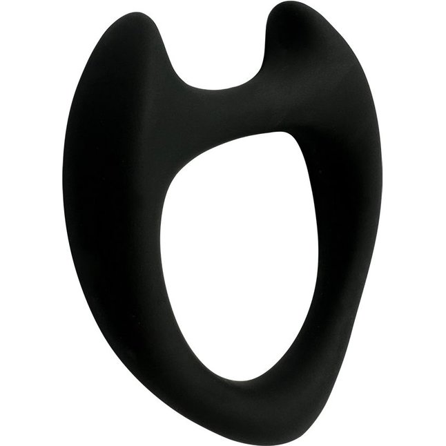 Черное эрекционное кольцо с рожками Wooomy Toro M - Wooomy. Фотография 2.