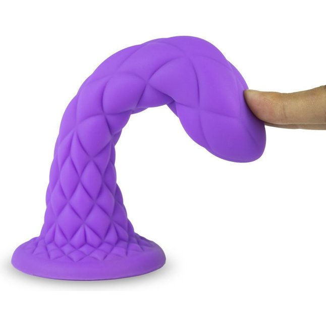 Фиолетовый фаллоимитатор SILEXD Dreamy 7 - 18,5 см - SILEXD. Фотография 3.