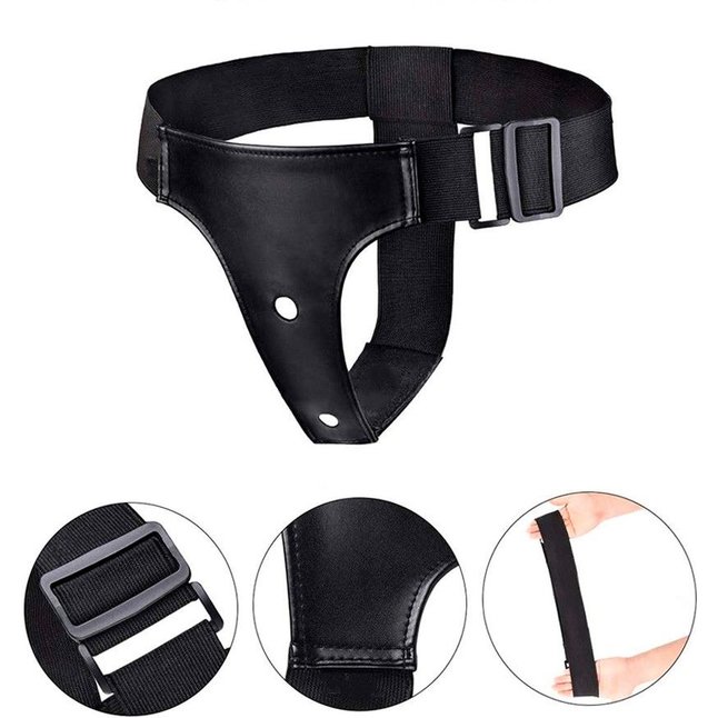 Женский страпон с 3 насадками и вибрацией - EROWOMAN-EROMAN. Фотография 6.