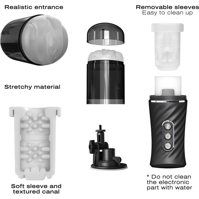 Автоматический мастурбатор Dorcel Thrust Blow Pro. Фотография 7.