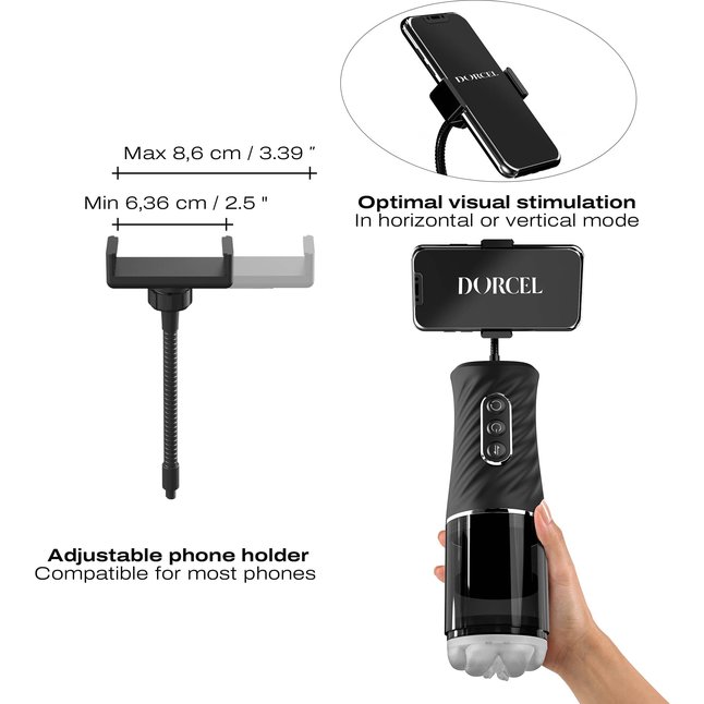 Автоматический мастурбатор Dorcel Thrust Blow Pro. Фотография 8.