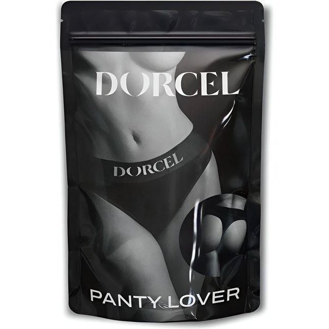Черные трусики для ношения клиторального стимулятора Panty Lover - size L. Фотография 5.