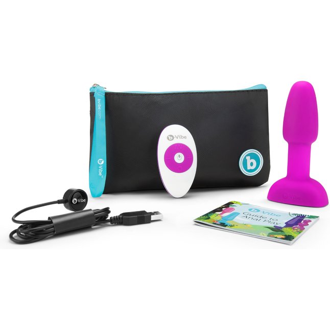 Ярко-розовая анальная пробка с римминг-эффектом Rimming Petite - 12 см. Фотография 5.