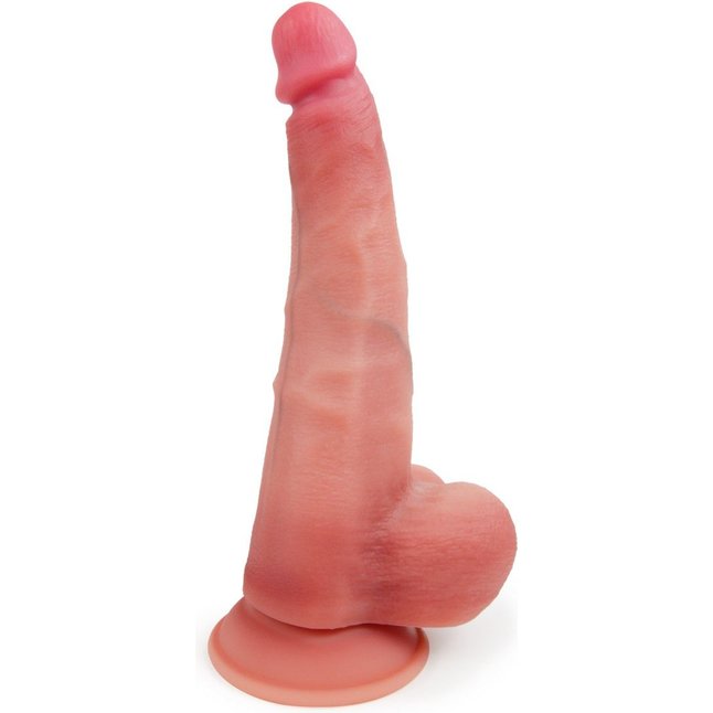 Телесный реалистичный фаллоимитатор с присоской - 30 см - EROWOMAN REALISTIC. Фотография 6.