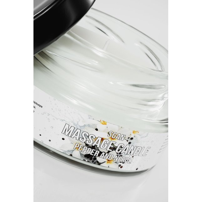 Массажная свеча «Перец и нероли» - 50 мл. Фотография 4.