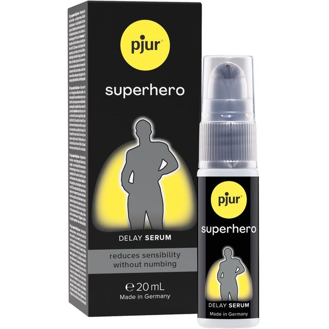 Пролонгатор-сыворотка pjur Superhero Delay Serum - 20 мл - Pjur SUPERHERO