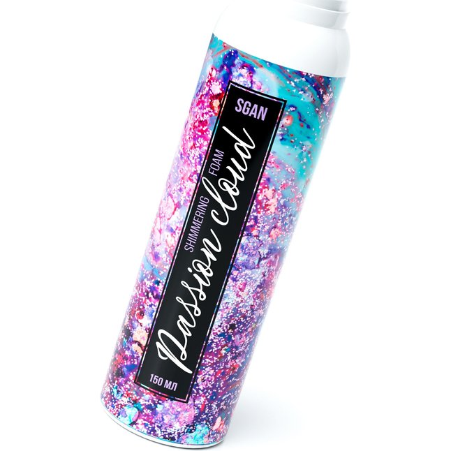 Шиммер для массажа с хрустящей пенкой Passion Cloud - 150 мл. Фотография 4.