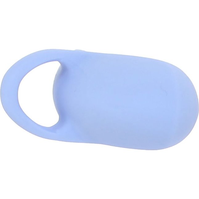 Голубой сенсорный вибромассажёр на палец Fuzu Sensa. Фотография 3.