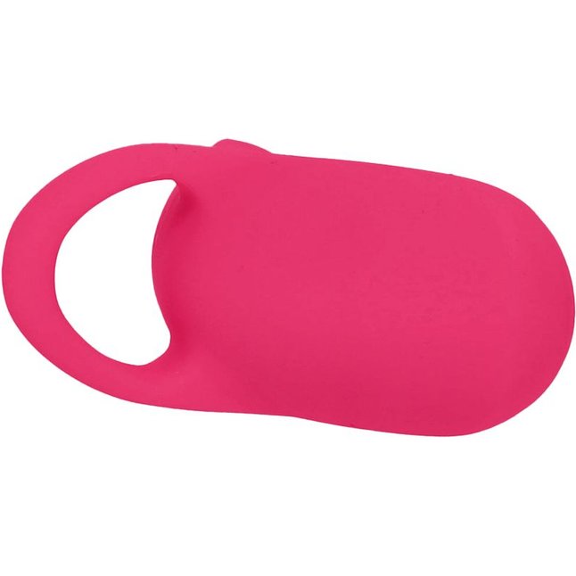 Розовый сенсорный вибромассажёр на палец Fuzu Sensa. Фотография 3.