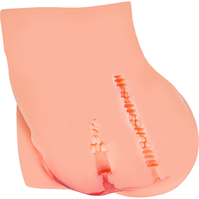 Реалистичный мастурбатор-попка с 2 любовными входами. Фотография 4.