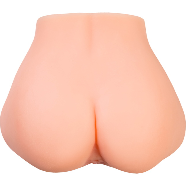 Телесный реалистичный мастурбатор-полуторс с 2 любовными входами. Фотография 6.