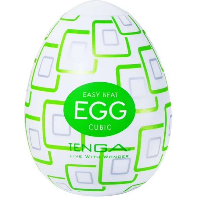 Мастурбатор-яйцо Tenga Egg Cubic - EGG Series