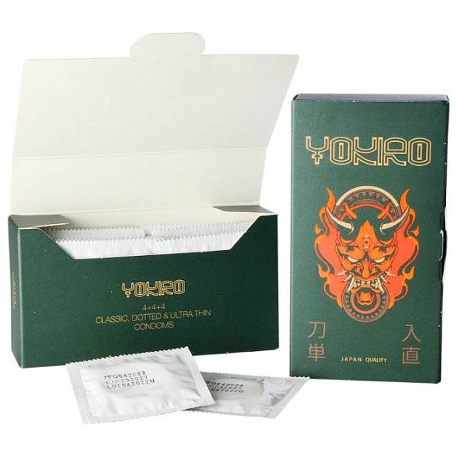 Презервативы YOKIRO Mix - 12 шт - Sitabella condoms. Фотография 3.