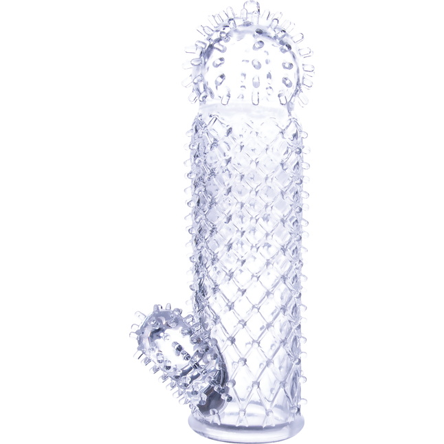 Набор из 2 прозрачных насадок на член Seductive Tickler Sleeves. Фотография 2.