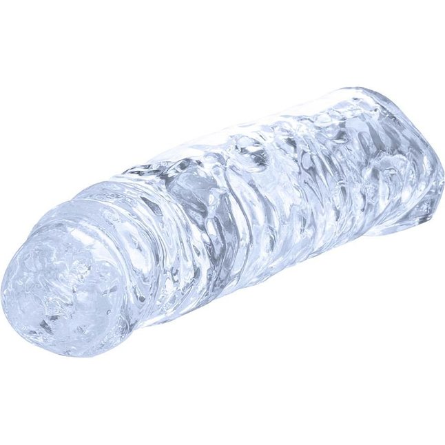 Прозрачная насадка-удлинитель Length Enhancer с подхватом - 27 см. Фотография 3.