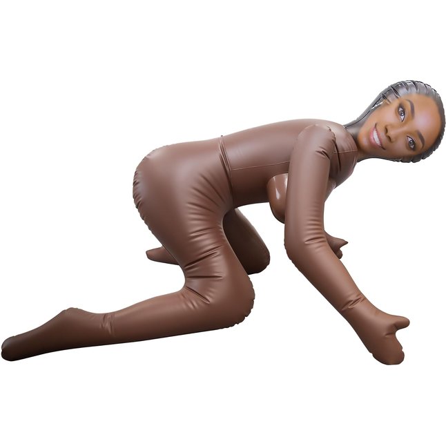 Темнокожая надувная секс-кукла. Фотография 2.
