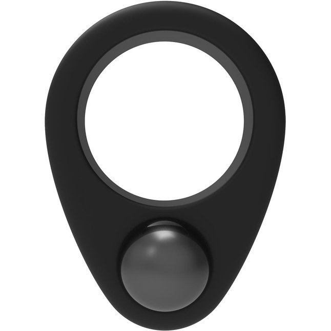 Черное эрекционное кольцо Cockring Single Weight - Ramrod