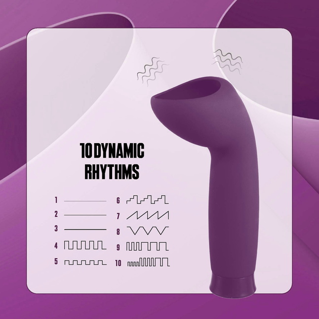 Фиолетовый стимулятор для головки полового члена Glans Stimulator. Фотография 6.