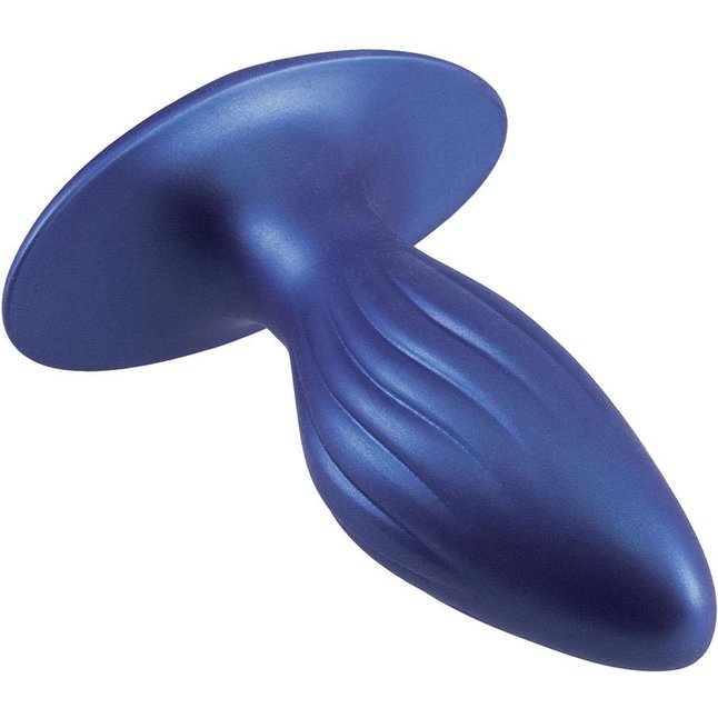 Синяя анальная пробка G Stuck Silicone Anal Plug - 12,5 см. Фотография 3.