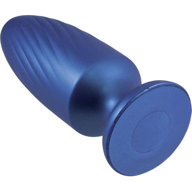 Синяя анальная пробка G Stuck Silicone Anal Plug - 13,5 см. Фотография 2.