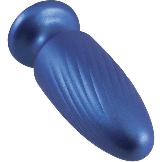 Синяя анальная пробка G Stuck Silicone Anal Plug - 13,5 см. Фотография 3.