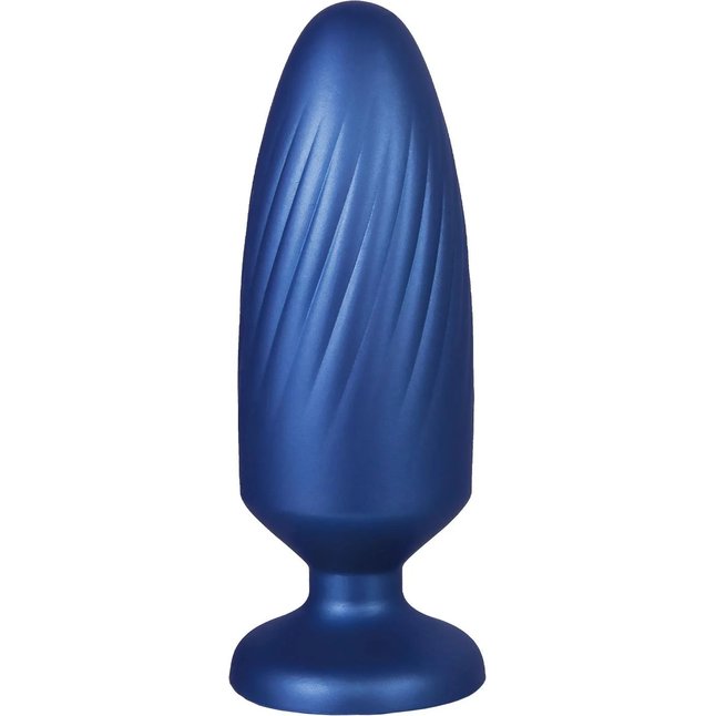 Синяя анальная пробка G Stuck Silicone Anal Plug - 13,5 см