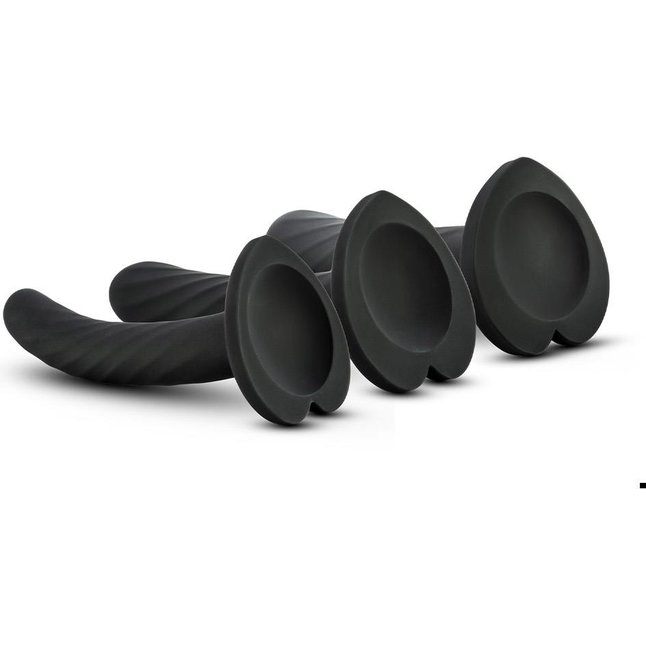 Набор из 3 стимуляторов со спиралевидным рельефом Twist Kit - Temptasia. Фотография 2.