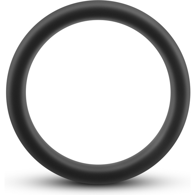 Черное эрекционное кольцо Silicone Go Pro Cock Ring - Performance. Фотография 2.
