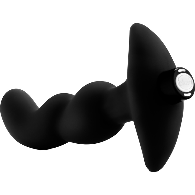 Черный вибромассажер простаты Prostate Massager 03 - 15,2 см - Anal Adventures. Фотография 5.
