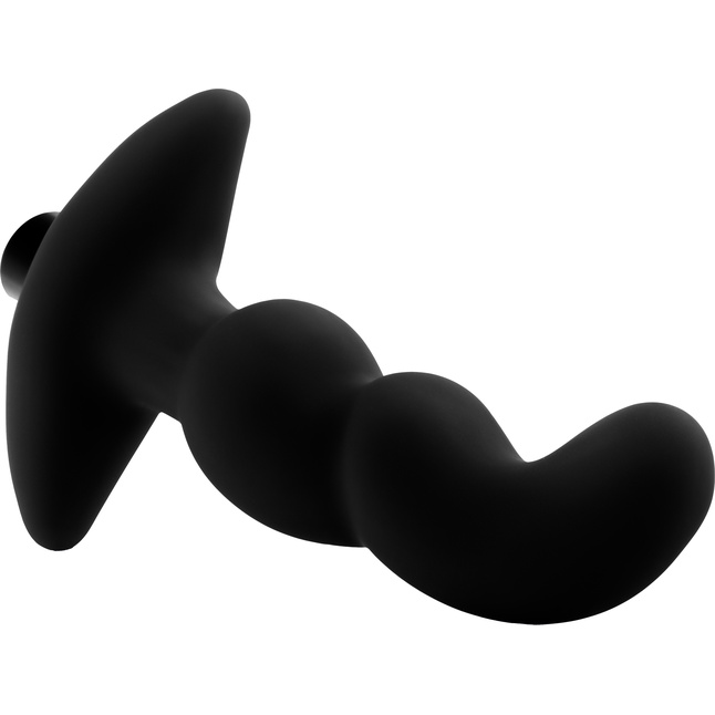 Черный вибромассажер простаты Prostate Massager 03 - 15,2 см - Anal Adventures. Фотография 6.