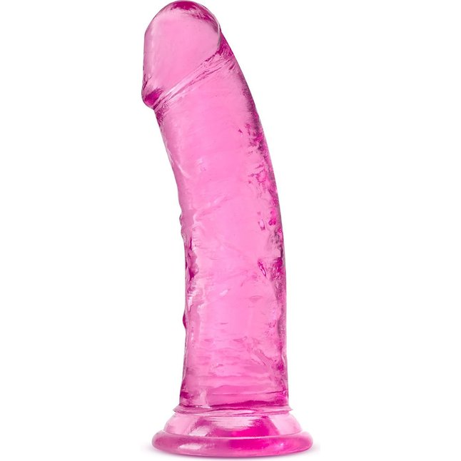 Розовый фаллоимитатор Roar N’ Ride - 20,3 см - B Yours Plus