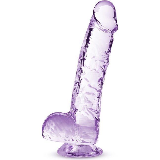 Сиреневый фаллоимитатор 6 Inch Crystalline Dildo - 15,2 см - Naturally Yours