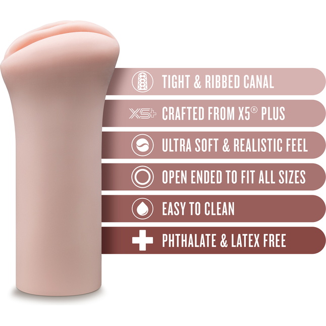 Телесный мастурбатор-вагина Ashlynn - Enlust. Фотография 6.