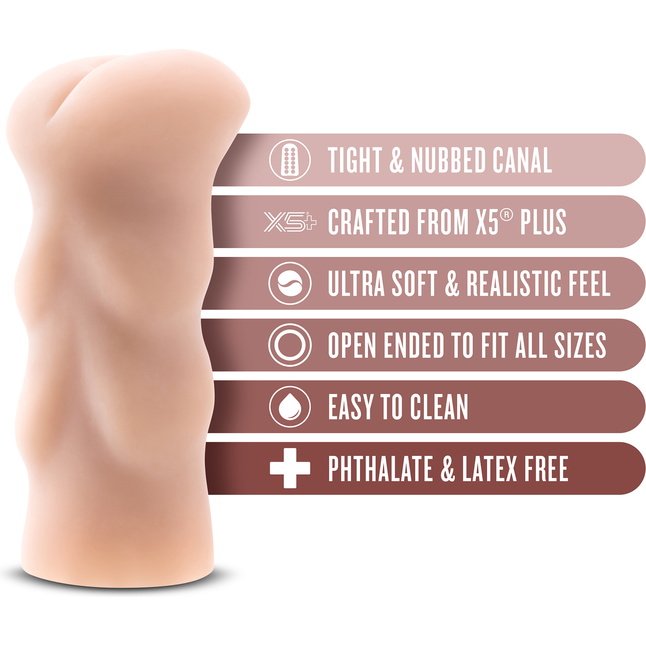 Телесный мастурбатор-анус Cassie - Enlust. Фотография 7.