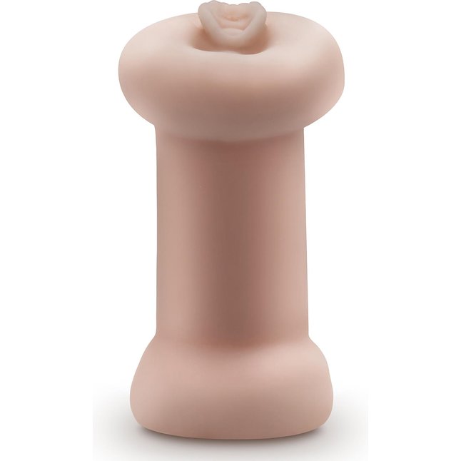 Телесный люминесцентный двусторонний мастурбатор Tasha - Enlust. Фотография 2.