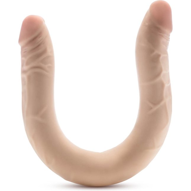 Телесный двусторонний фаллоимитатор 16.5 Inch Double Dong - 41,9 см - Dr. Skin Plus. Фотография 2.