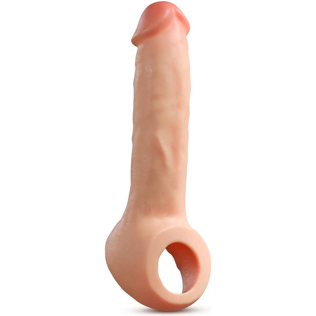 Телесная насадка-удлинитель Thrive 8.75 Inch Realistic Penis Extender Sleeve - 22,2 см - Performance Plus