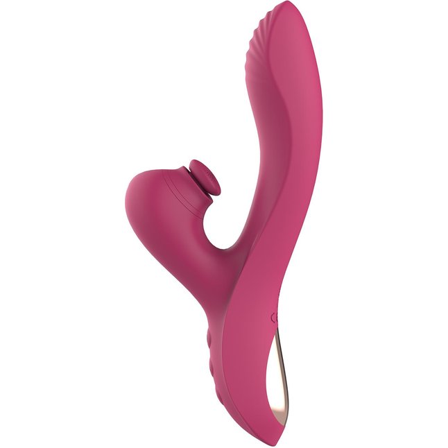 Розовый вибратор-кролик Dual G-Spot Vibe - 22,5 см - Essentials. Фотография 2.