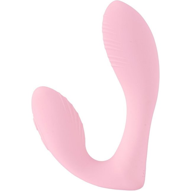 Розовый вибратор Selove DuoFlex. Фотография 2.