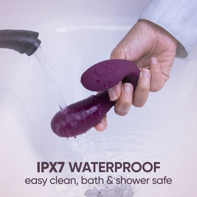 Фиолетовый вибратор Selove DuoFlex. Фотография 3.