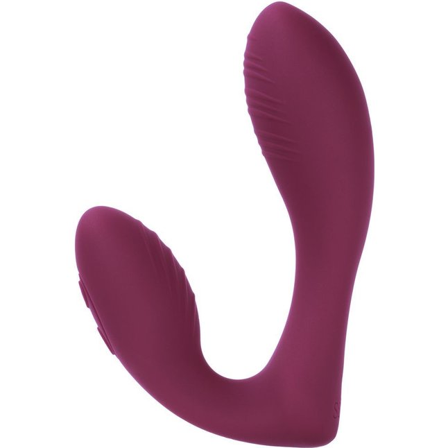 Фиолетовый вибратор Selove DuoFlex