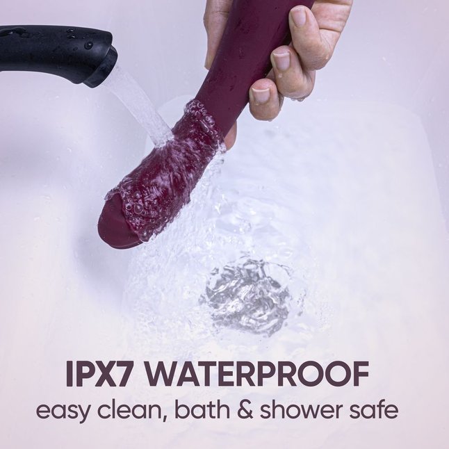 Фиолетовый вибратор Selove CurveRush для симуляции точки G - 20,3 см. Фотография 3.