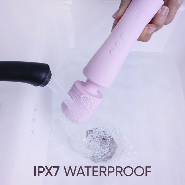 Розовый wand-вибратор Selove PulseWand - 20,3 см. Фотография 2.