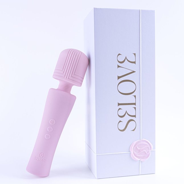 Розовый wand-вибратор Selove PulseWand - 20,3 см