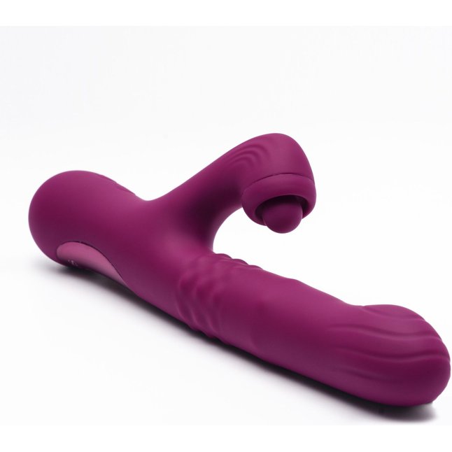 Фиолетовый вибратор-кролик Selove ComePlay - 23,9 см. Фотография 2.
