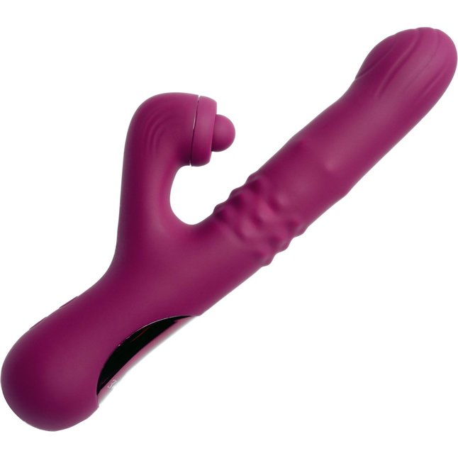 Фиолетовый вибратор-кролик Selove ComePlay - 23,9 см. Фотография 4.