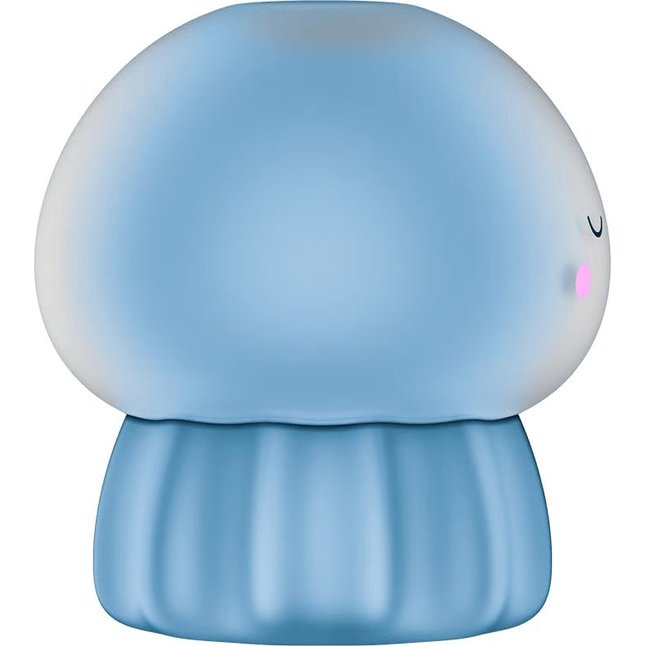 Голубой вакуумный стимулятор клитора в форме медузы Satisfyer Jelly-cious