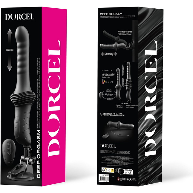 Компактная секс-машина Dorcel Deep Orgasm с возвратно-поступательными движениями. Фотография 2.